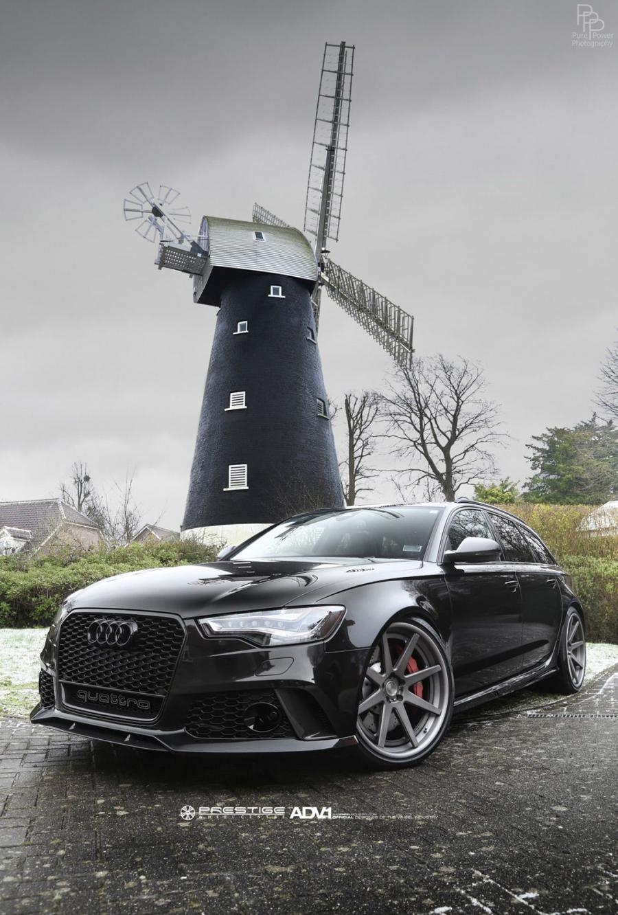  Audi RS6 Avant on ADV.1 Wheels (ADV08TRACK) 2015 года  (фото 8 из 19)